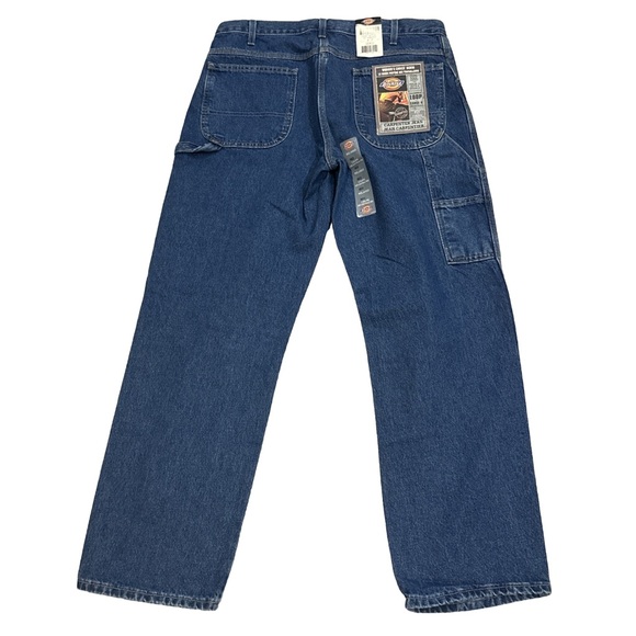 DICKIES 2007 men's relaxed fit carpenter jeans, dual tool pocket. 36 x 32. BNWT. - Picture 3 of 7